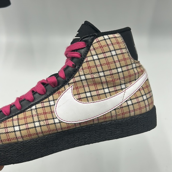 NIKE BLAZER MID HEMP PINK FIRE YOUTH SIZE 6Y WOMEN SIZE 7.5 ATHLETIC SHOES - Picture 8 of 11